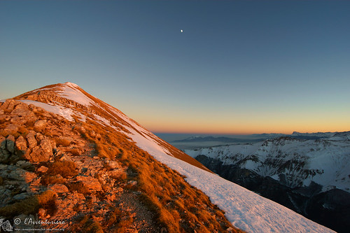 panorama tramonto montagna sibillini montepriora