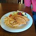 dětská!! porce kuřecího řízku v Restauraci u Kláry v Bludově