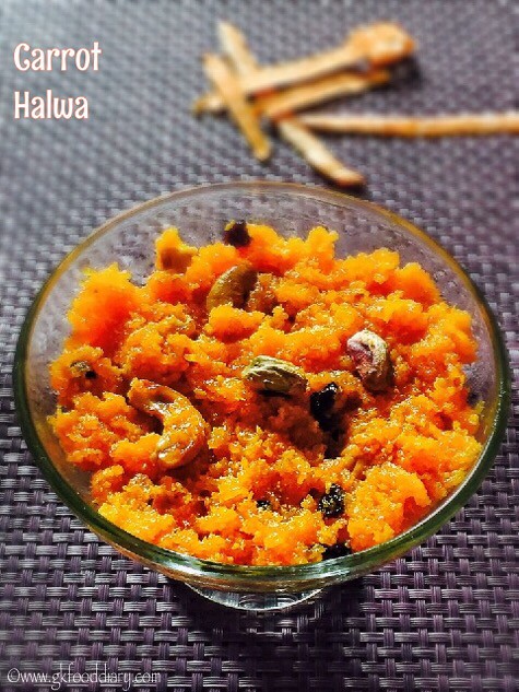 Carrot Halwa Recipe for Toddlers and Kids2