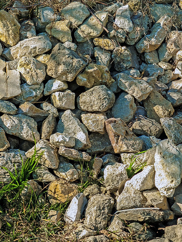 winter sun stones pile rogersadler