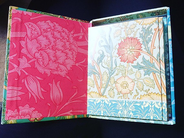 Little box of William Morris notecards. I love his designs.