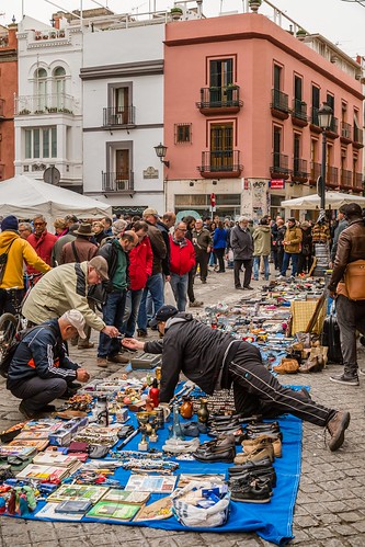 26220240451 a3b4431fb6 - Seville Jan 2016 (10) 216 - Mercadillo de los Jueves- A flea market on Calle Feria every Thursday