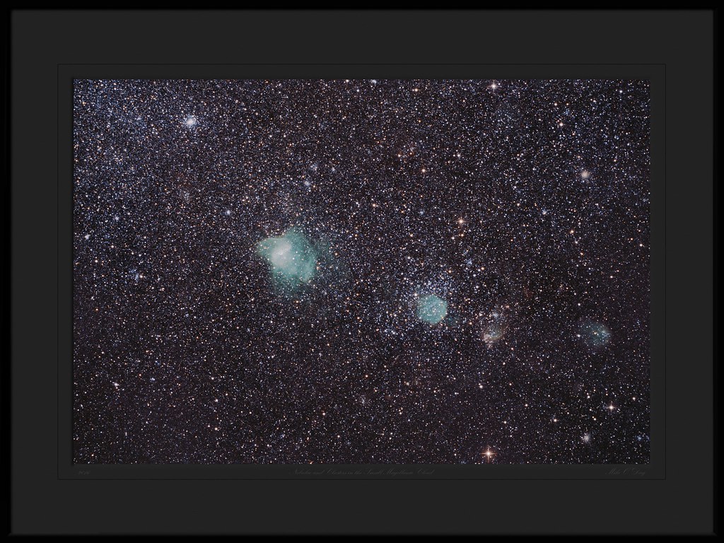 Nebulae and Clusters in the Small Magellanic Cloud (SMC ) - by Mike O'Day ( https://500px.com/mikeoday )