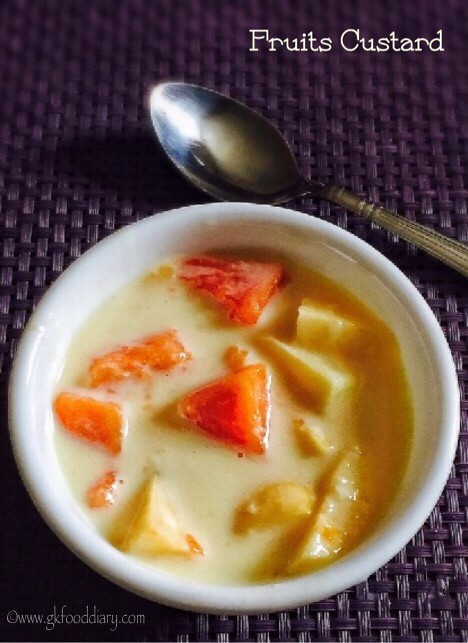 Fruits Custard Recipe for Toddlers and Kids4