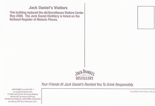 postcards whisky safe jackdaniels distillary jackdanielsdistillerylynchburg
