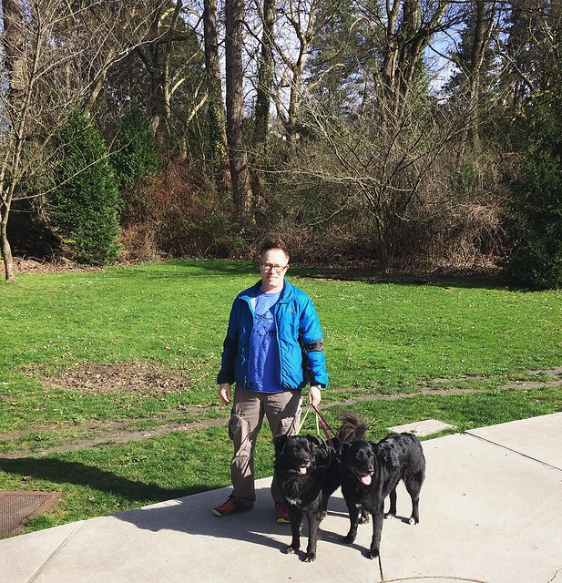 Visited the Seattle Arboretum for the first time today with this furry gang. The weather was amazing!