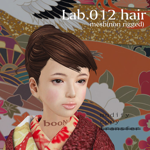 booN Lab.012 hair