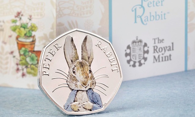 Beatrix Potter's Peter Rabbit gets his own 50p coin