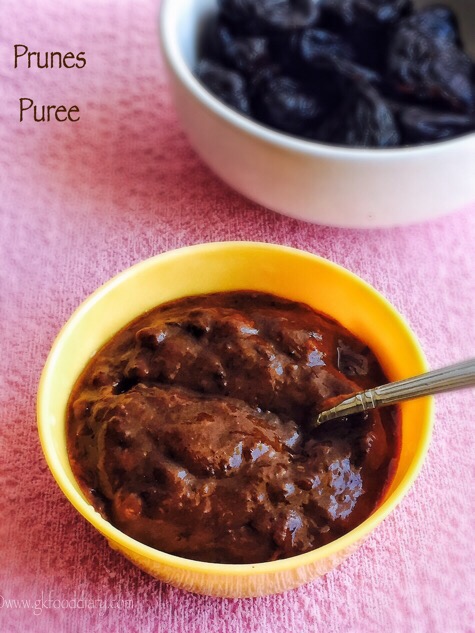 Prunes Puree Recipe for Babies