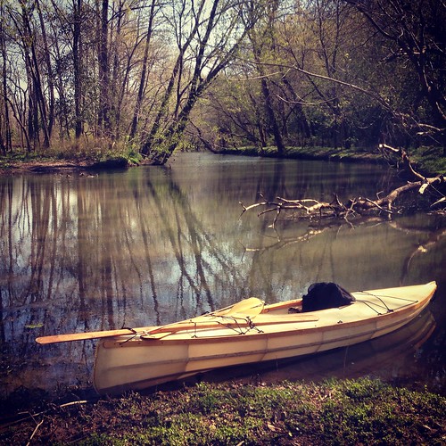 Kayaking on Springfield Lake and James River.