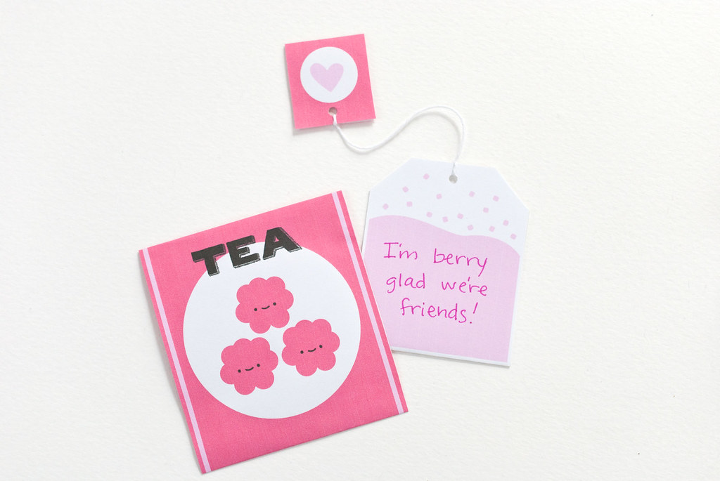 Printable Tea Bag Notes