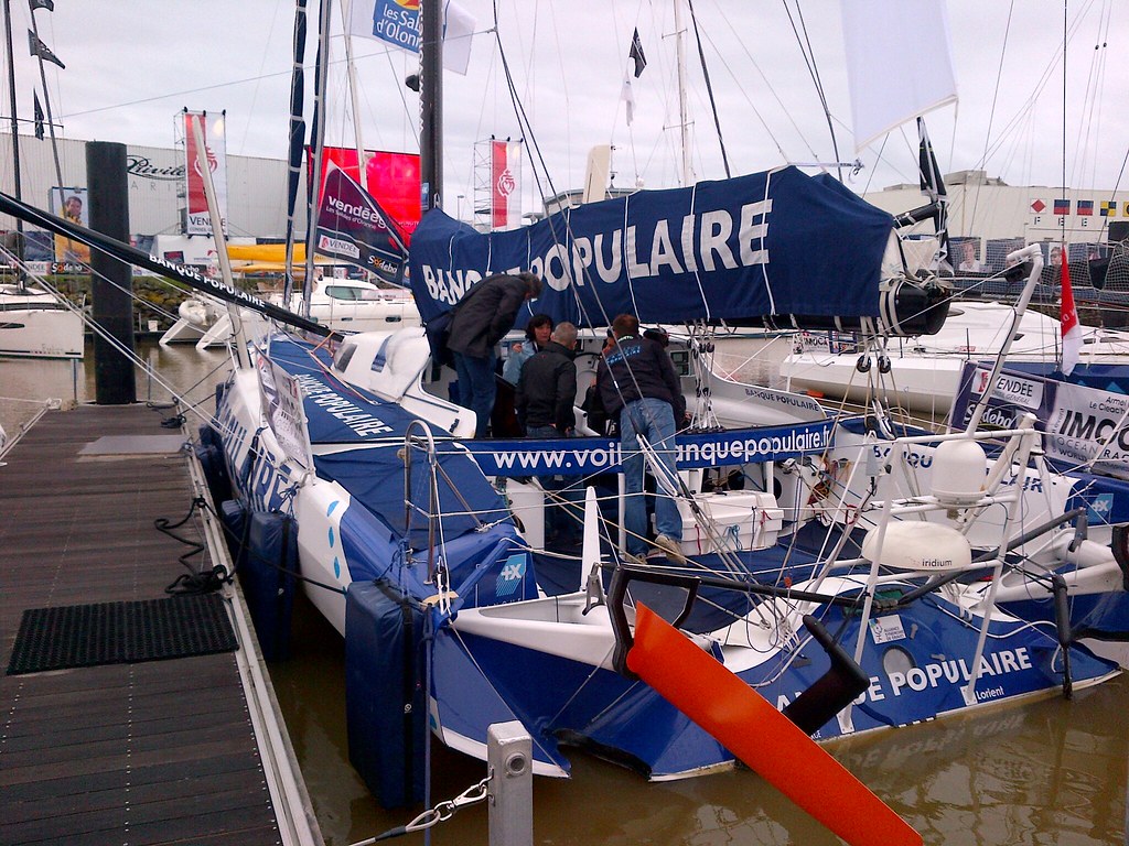 Armel sur les pontons du Vendée Globe  - 20/10/2012 - BPCE