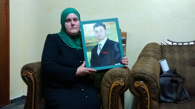 Nadia Hamed, mãe de Islam Hamed, teme pela saúde do filho, detido por forças israelenes em outubro de 2015 - Créditos: Moara Crivelente / Opera Mundi