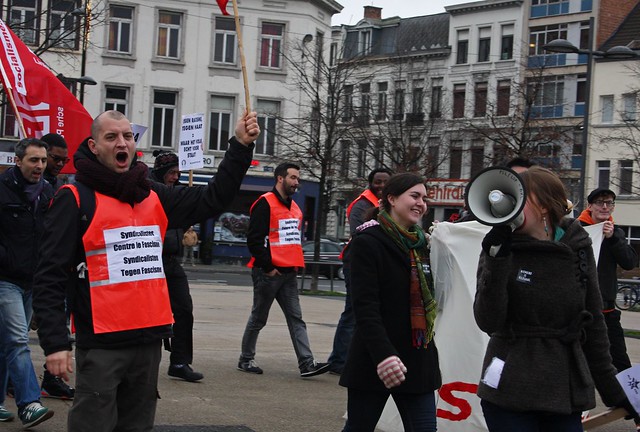 #NoPegida Protest in Antwerpen // foto's door Liesbeth