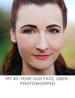 Not Dressed As Lamb | My 40 Year Old Face, Uber-Photoshopped