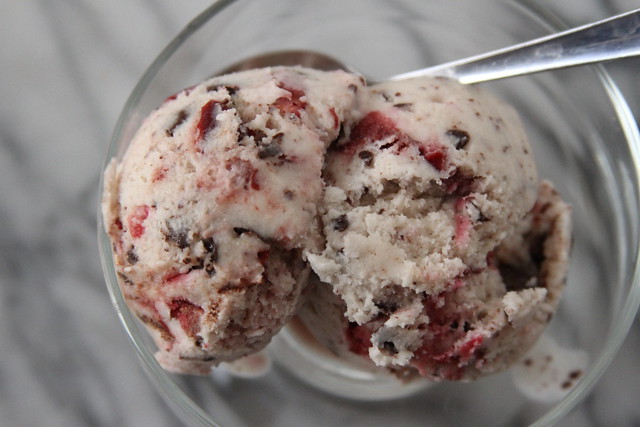 Chocolate and Cherry Ice Cream