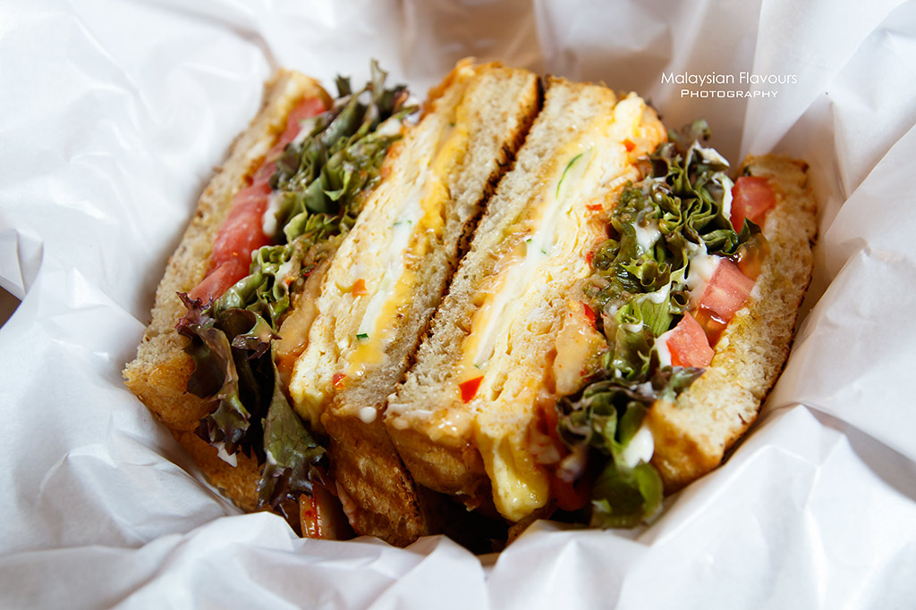 A.Toast Breakfast & Juice Bar Pudu KL kimchi sandwich