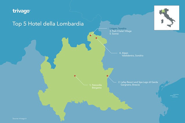 Top 5 hotel della Lombardia
