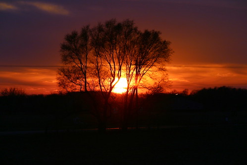 sunset silhouette wisconsin wi jeffersoncounty