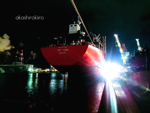 japan port ship aomori hachinohe nightview 青森 船 八戸 xperia 八戸港