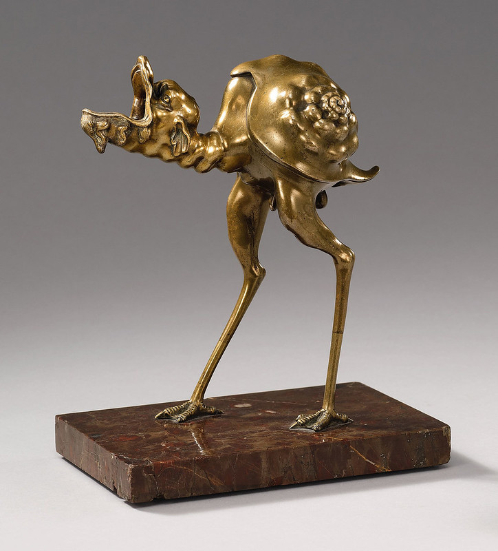 Arent van Bolten - Oil lamp in shape of a Grotesque Animal, 18th c