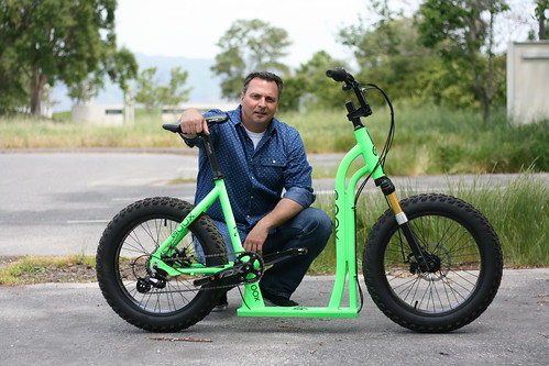 Mike with his Moox Bike