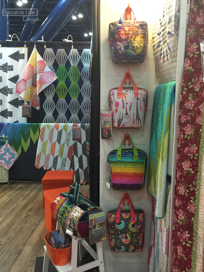 Sassafras Lane Designs booth at Quilt Market Fall 2015