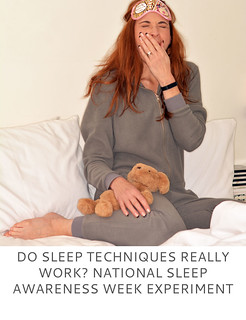 Not Dressed As Lamb | Do Sleep Techniques Really Work? National Sleep Awareness Week Experiment