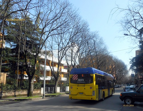 filobus Neoplan n°07 in viale Sigonio - linea 6
