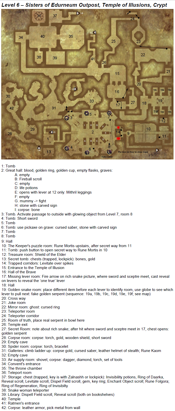 Arx Fatalis - map level 6