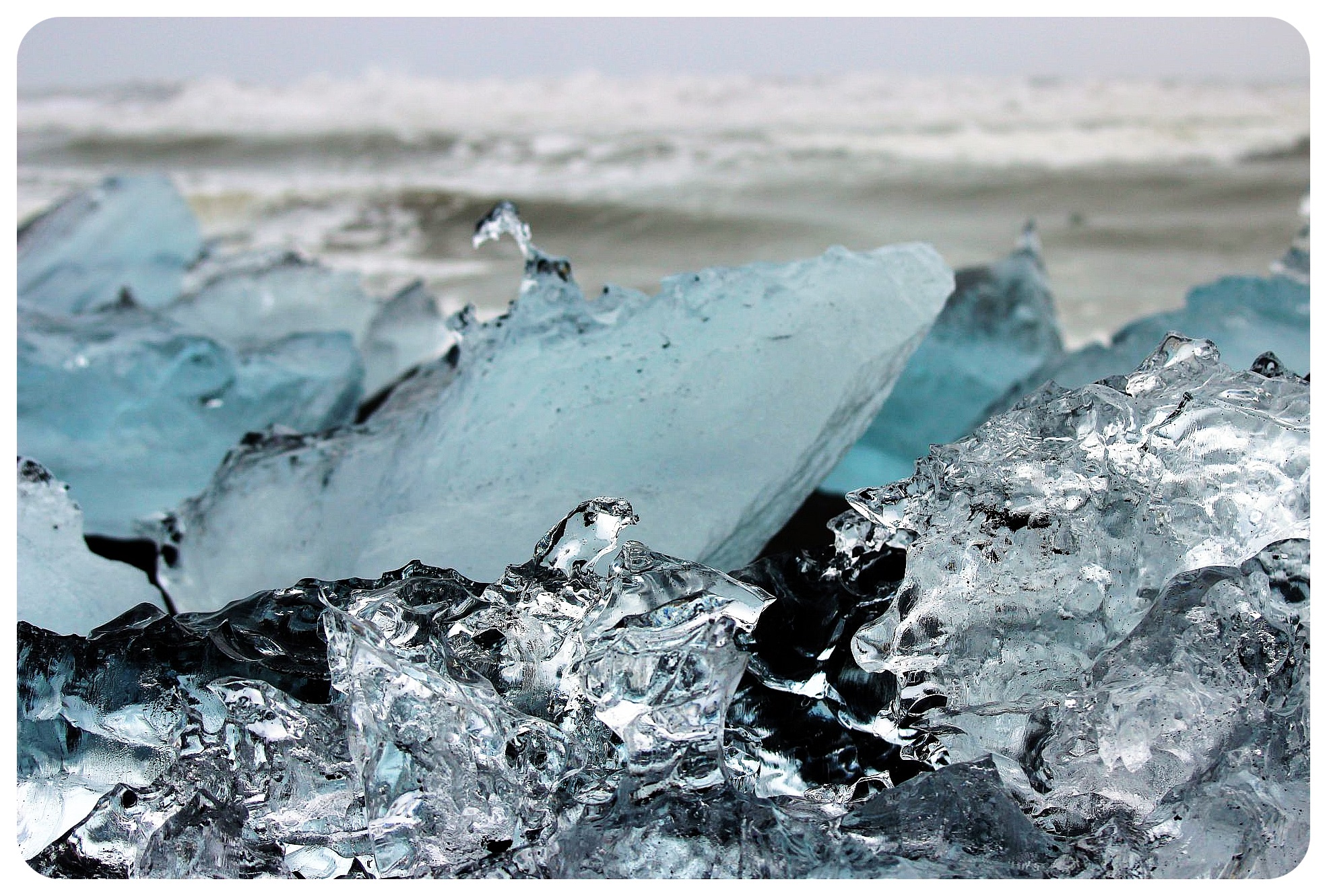 jokulsarlon glacier lagoon ice beach