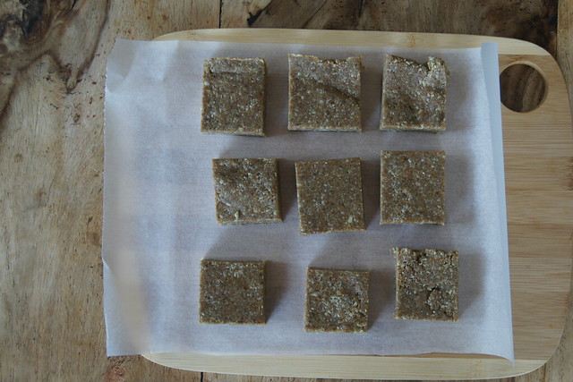Raw seed squares