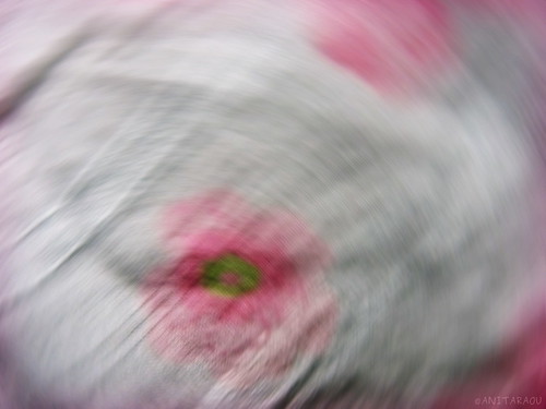 Floral skirt blur
