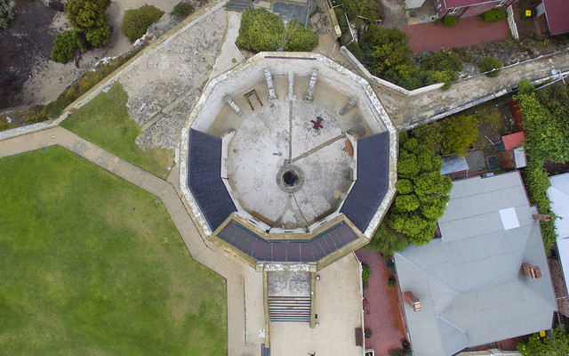 The old convict Round house gaol, Fremantle, Western Australia