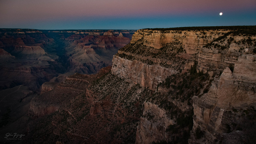 Moonrise over the Canyon