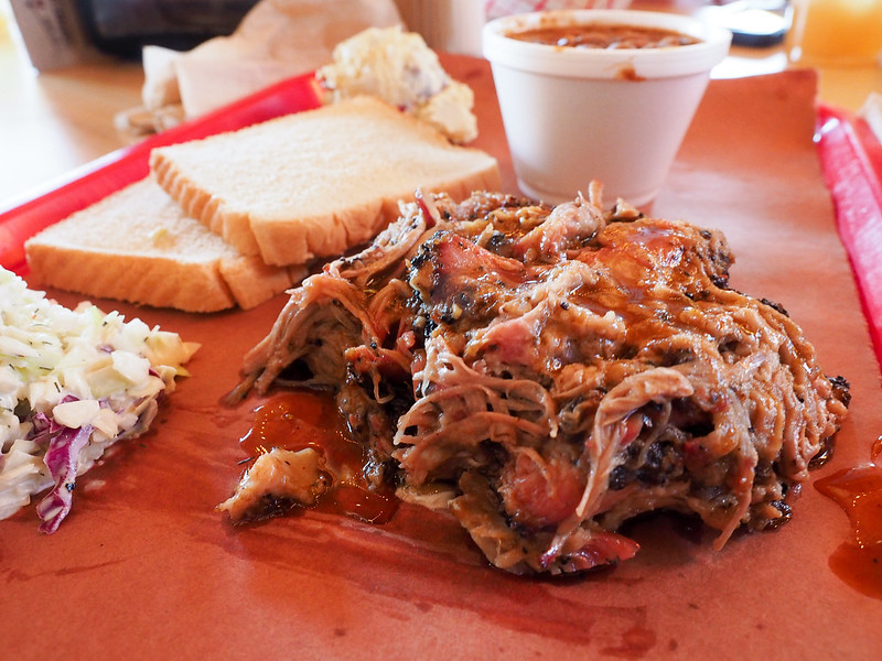 Pulled pork at Stanley's in Tyler
