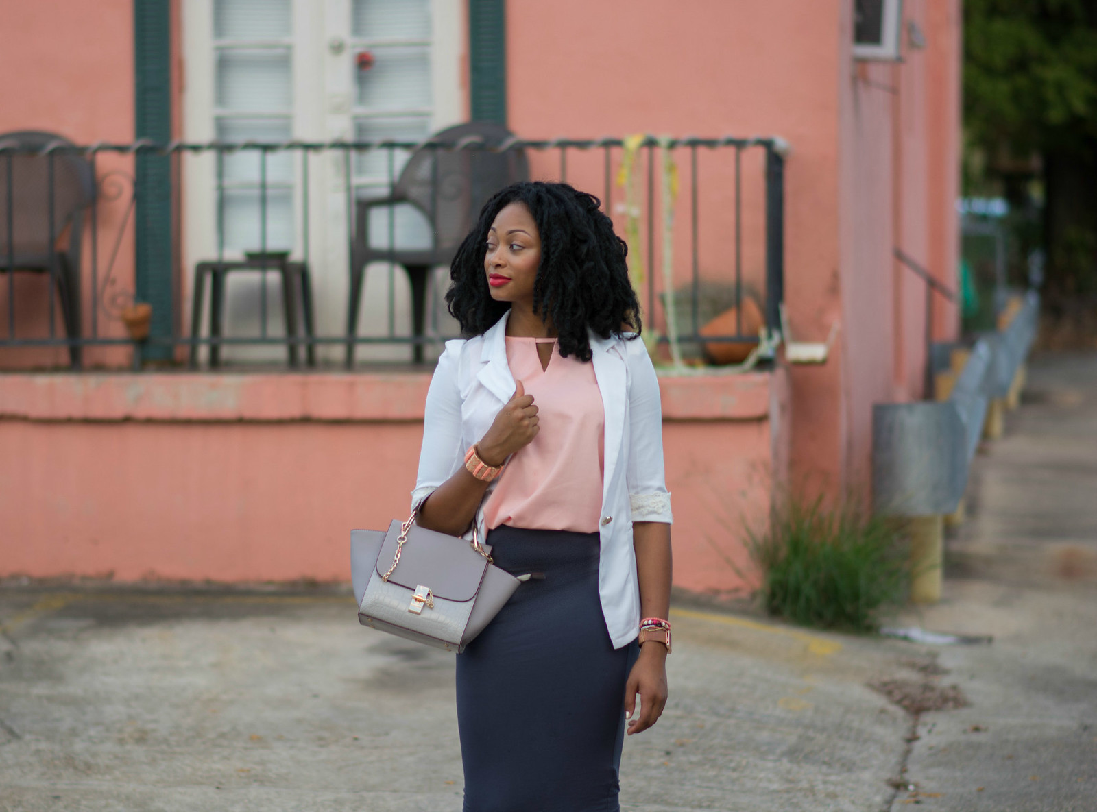 louisiana fashion blogger, business casual outfit