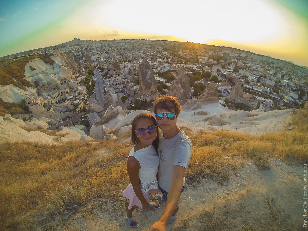 GoPro Selfie in Göreme, Cappadocia / Селфи на фоне заката в Гёреме, Каппадокия
