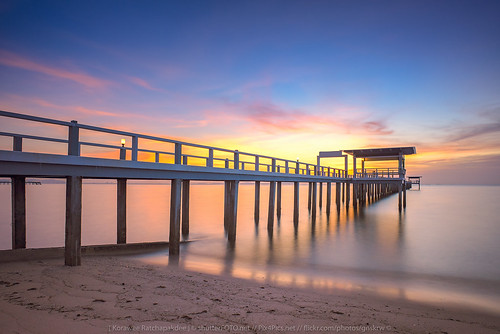 ocean travel bridge blue sunset sea summer wallpaper vacation sky orange sun holiday reflection tourism beach nature water beautiful yellow clouds sunrise relax landscape thailand island coast pier sand paradise waves background relaxing scenic resort tropical romantic rest relaxation