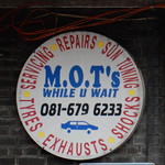 An old MOT sign