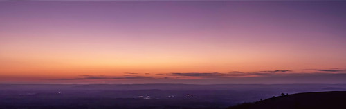 panorama sunrise landscape dawn worcestershire britishcamp malvernhills