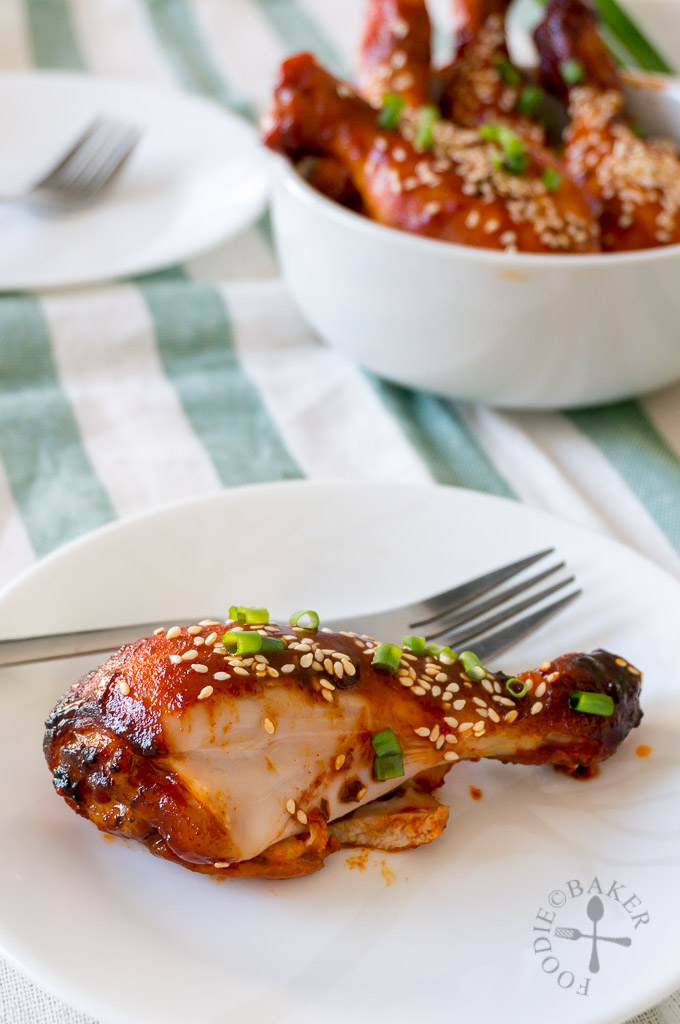 Baked Spicy Korean Chicken Drumsticks