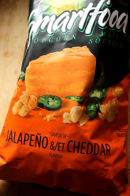 Product Review & Live Taste Test SmartFood's Jalapeño & Cheddar Popcorn