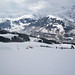 Pohled na Adelboden dole v údolí