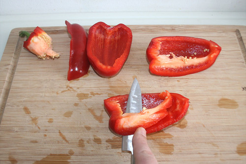 14 - Paprika entkernen / Decore bell pepper