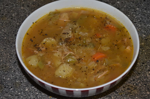 chicken and veg soup Jan 16