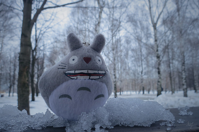 Day #34: totoro is walking in the park
