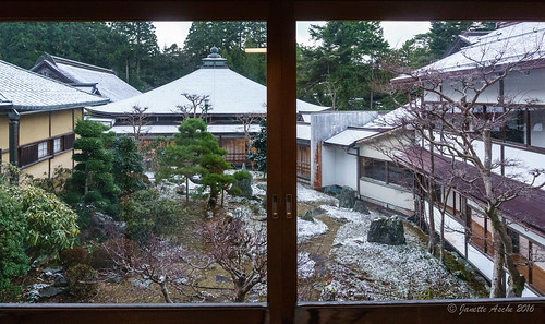 travel winter mountain snow window japan japanese town asia view buddhist koyasan prefecture unescoworldheritage wakayama 2015 templestay mountkōya hongakuin