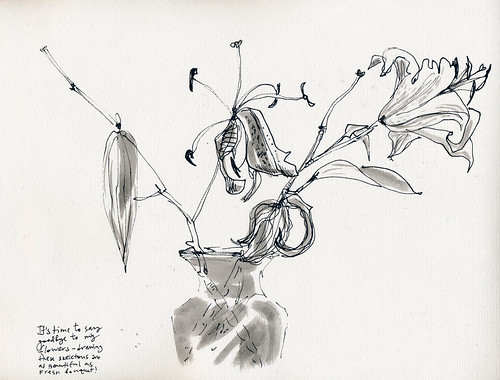 Sketchbook #94: Last Days of My Lilies