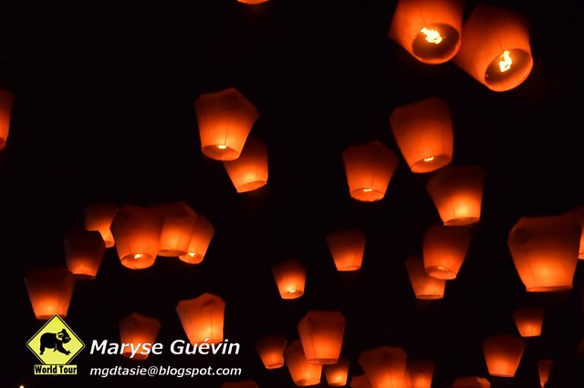 Sky lanterns festival Pingxi